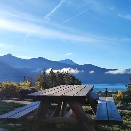 Chambre Vue Lac Av Piscine Prunieres Exterior photo
